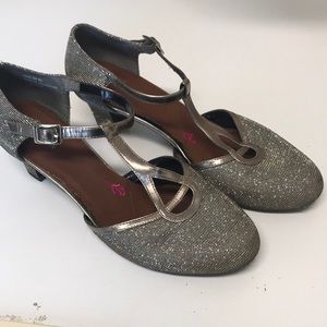 Formal sparkly kitten heels; dance shoes